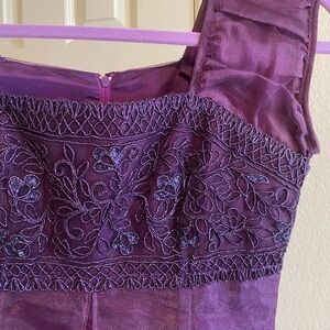 Vintage early 2000’s formal purple maxi dress
